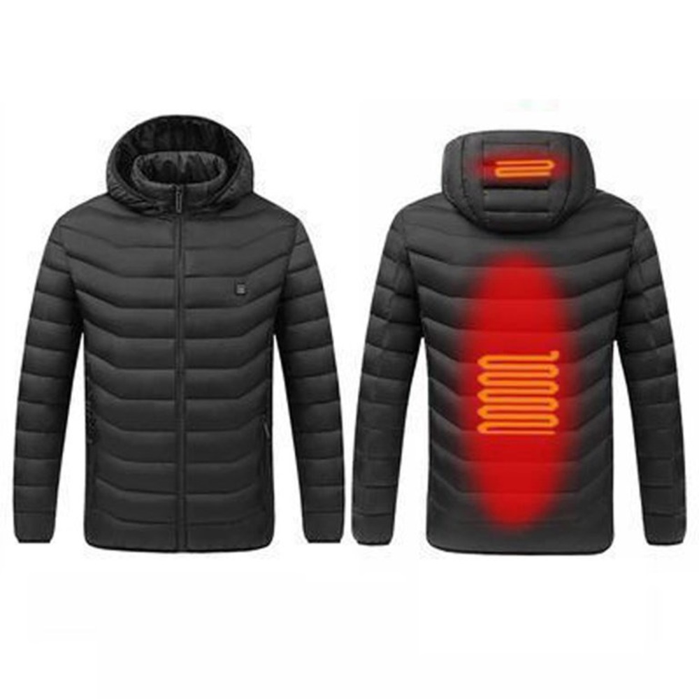 Power bank Heated Jacket unisex Waterproof Windprool